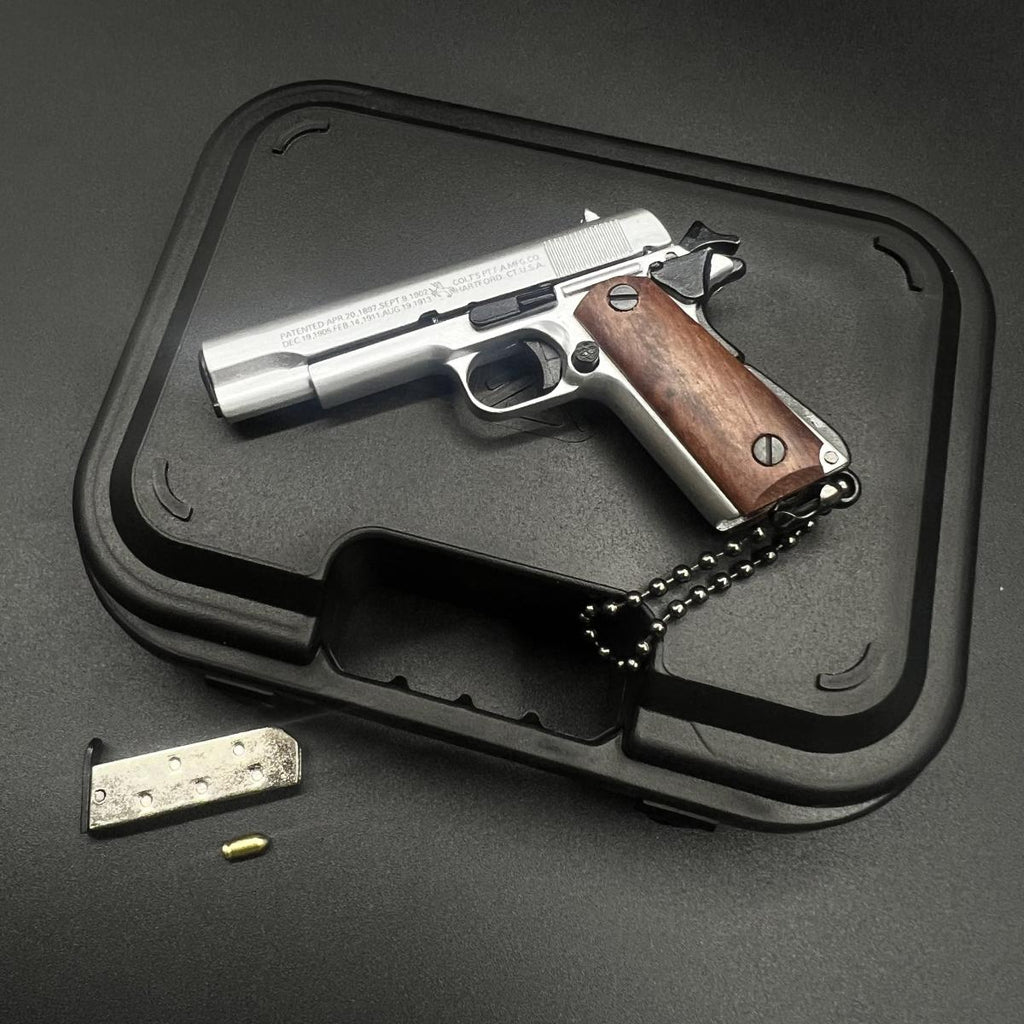 Mini Gun Keychain: A Unique 1:3 Scale Handcrafted Masterpiece That You Can Customize