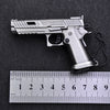 Share: Tactical Glock G34 Keychain - Pocket-Sized Power-Silver
