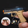 Glock G17 Model Keychain|Detachable 1:3 Scale-Sandy color