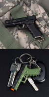 Glock G17 Model Keychain|Detachable 1:3 Scale-Army green
