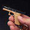 Glock G17 Model Keychain|Detachable 1:3 Scale-Sandy color