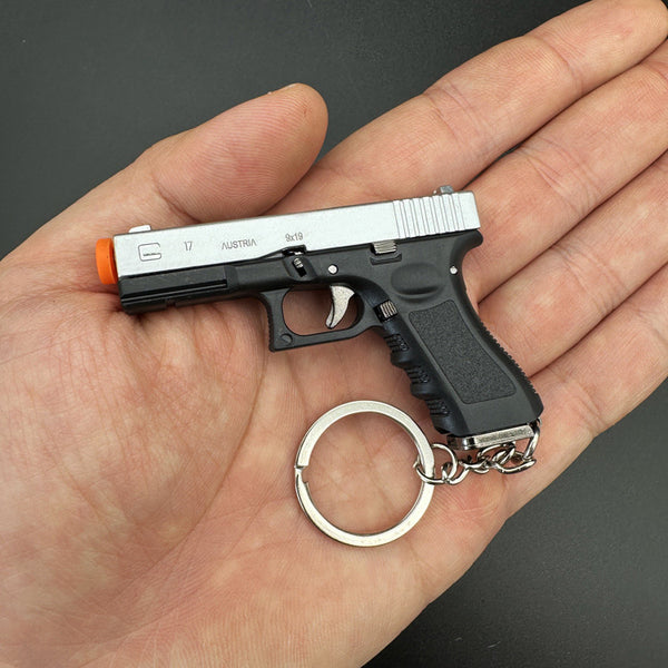 Glock G17 Model Keychain|Detachable 1:3 Scale-Black