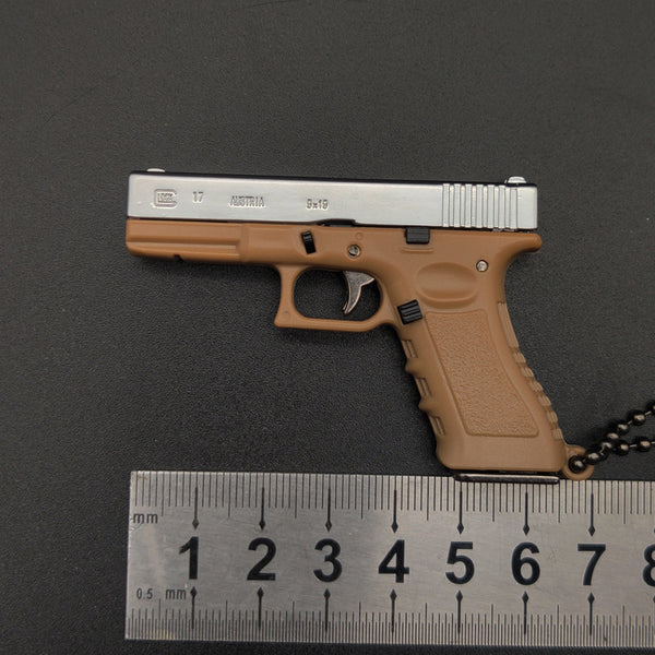 1:3 Tactical Keychain|G17-Style Mini Model-Sandy color