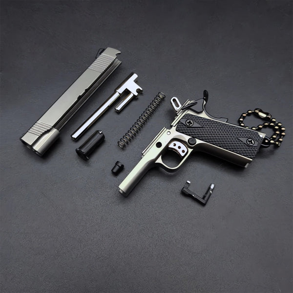 Handmade Kimber 1911 gun Keychain-Metal