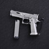 Share: Tactical Glock G34 Keychain - Pocket-Sized Power-Silver