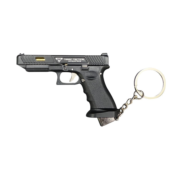 Handmade TTI Mini Gun Keychain - Black