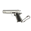 Handmade 1911 Mini Gun Keychain –Silver