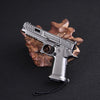 Share: Tactical Glock G34 Keychain - Pocket-Sized Power-Silver