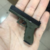 1:3 Tactical Keychain|G17-Style Mini Model-Dark green