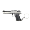 Metallic Desert Eagle Gun-Shaped Keychain