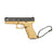 Glock G17 Model Keychain|Detachable 1:3 Scale