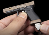 Handmade TTI G34 Shell-Ejecting Mini Gun Keychain-Sandy color