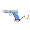 Handmade TTI Mini Gun Keychain - Blue