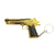 Gold Desert Eagle Gun-Shaped Keychain – Handcrafted Luxury