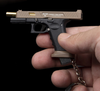 Handmade TTI G34 Shell-Ejecting Mini Gun Keychain-Sandy color