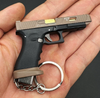 Handmade TTI G34 Shell-Ejecting Mini Gun Keychain-Sandy color