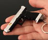 Handmade TTI Mini Gun Keychain - Silver