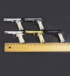 1:3 Bone Handle 1911 Full Metal Gun Model Toy Keychain-Black
