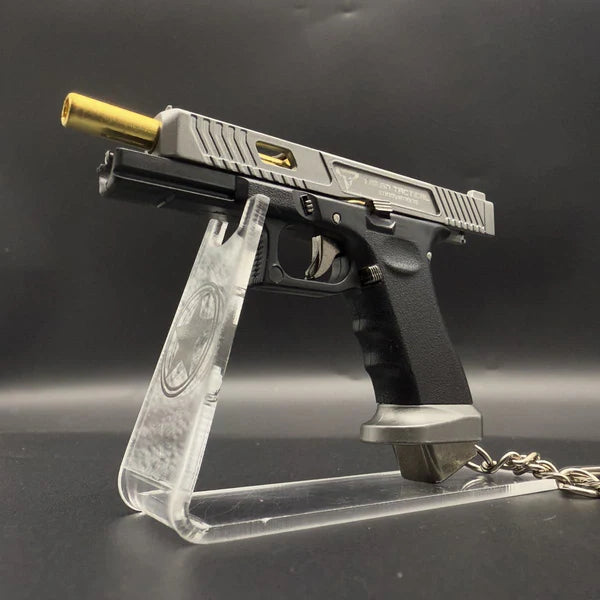 Handmade TTI Mini Gun Keychain - Metal
