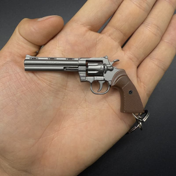 Mini Disassembled Colt 357 Revolver Toy Keychain