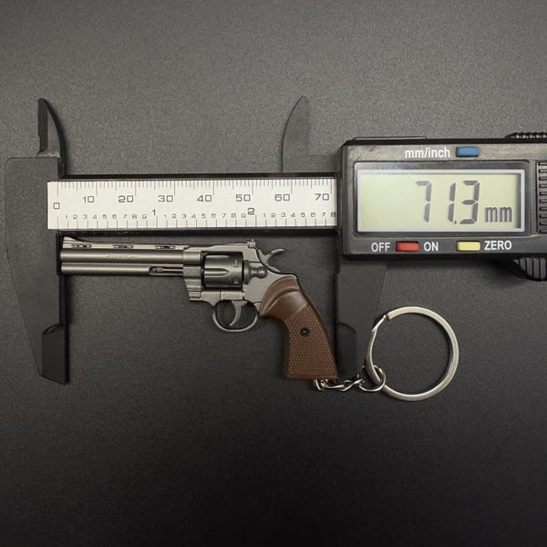 Mini Disassembled Colt 357 Revolver Toy Keychain