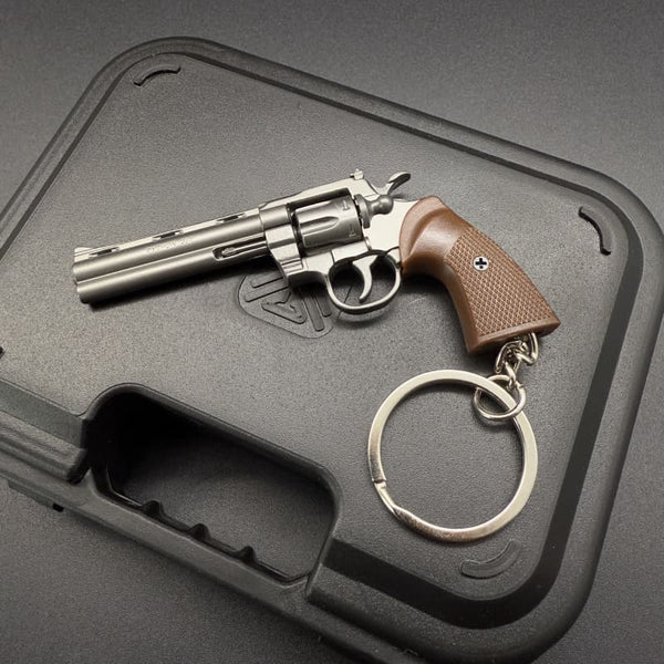 Mini Disassembled Colt 357 Revolver Toy Keychain