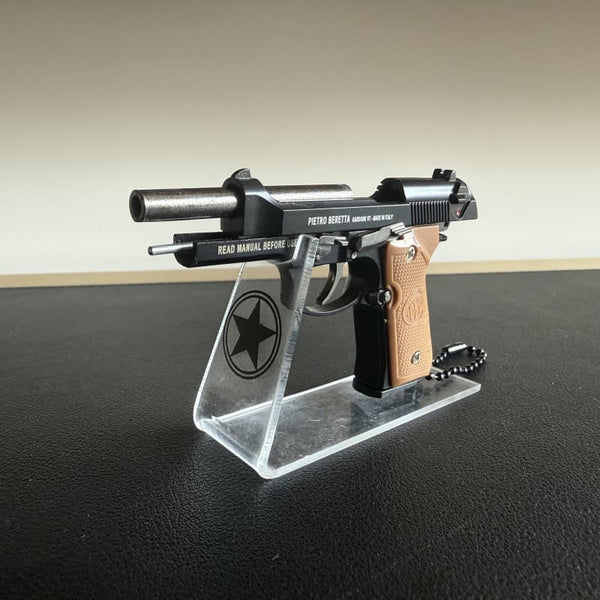 Beretta 1:3 Scale Tactical Keychain – Realistic Metal Design