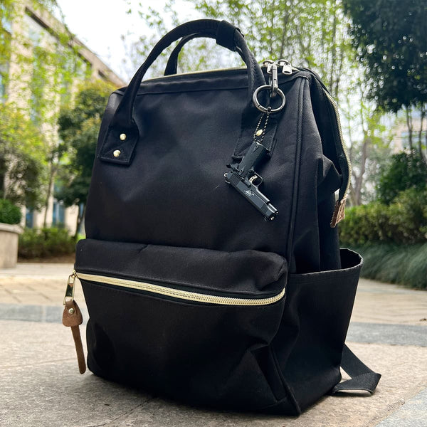 Handmade Kimber 1911 Handgun Keychain-Black