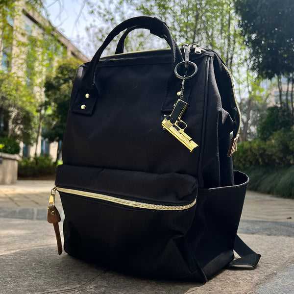 Gold Handmade 1911 Mini Gun Keychain