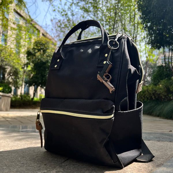 Handcrafted Beretta 92F Keychain–Brown