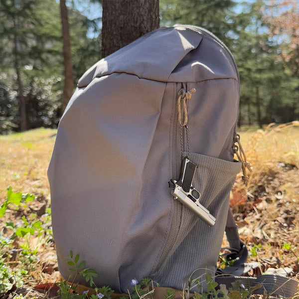 Handmade 1911 Mini Gun Keychain –Silver