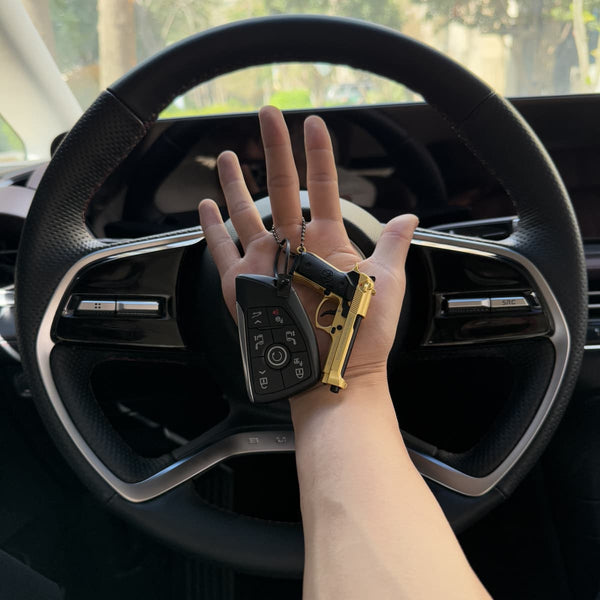 Beretta 92F Keychain Gun-Gold