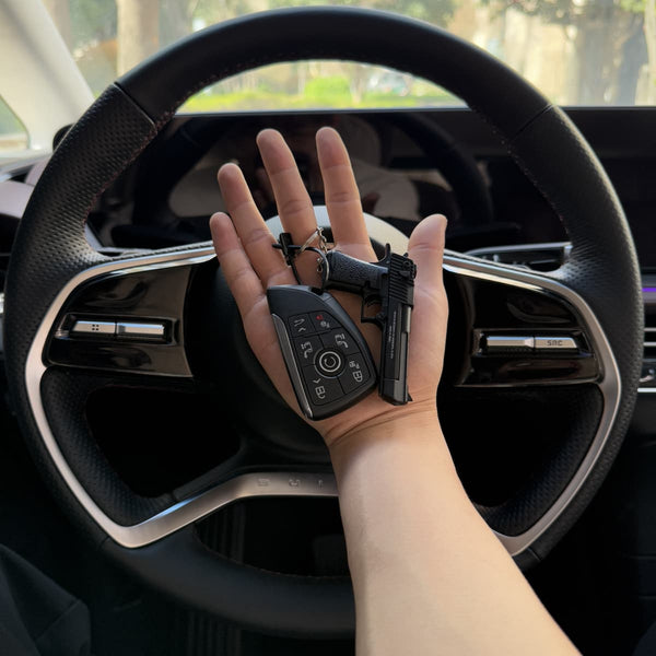 Desert Eagle Mini Gun Keychain-Black