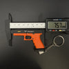 Handmade TTI Mini Gun Keychain - Orange