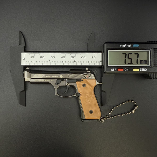 Beretta 92F Keychain Gun-Black Brown