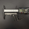 Handcrafted Metallic 1911 Gun-Shaped Keychain