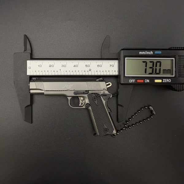 Handmade Kimber 1911 gun Keychain-Metal