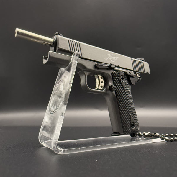 Handmade Kimber 1911 gun Keychain-Metal