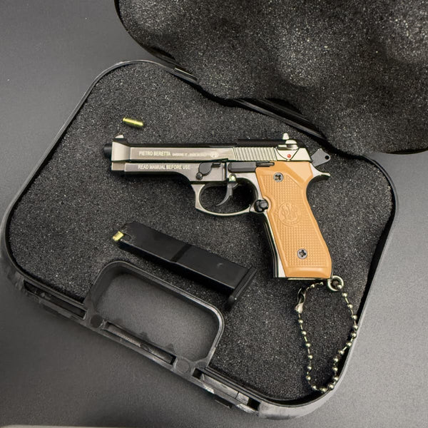 Beretta 92F Keychain Gun-Black Brown