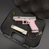 Handmade TTI Mini Gun Keychain - Pink