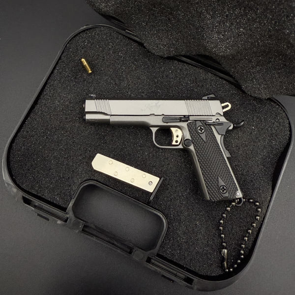 Handmade Kimber 1911 gun Keychain-Metal