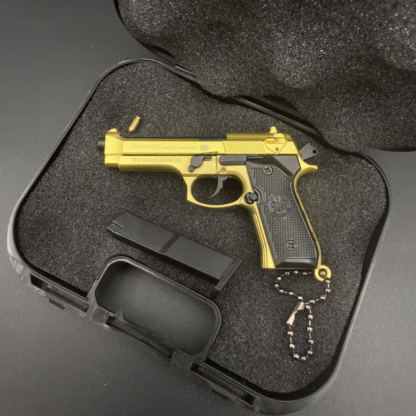 Beretta 92F Keychain Gun-Gold