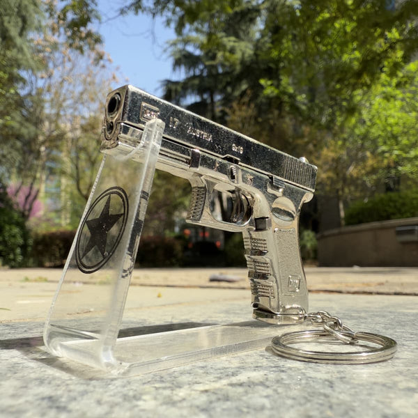 Mini Glock G17 Keychain|1:3 Alloy Replica