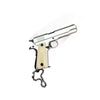 1:3 Bone Handle 1911 Full Metal Gun Model Toy Keychain-Silver