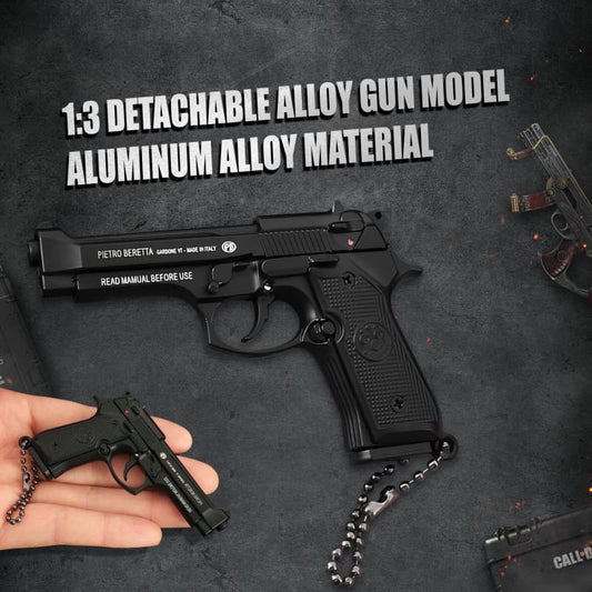 The Mini Gun Keychain: A Black Beretta Keychain That’s Perfect for Collectors and Gifting