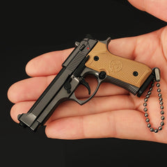 Beretta 92F Keychain Gun-Black Brown