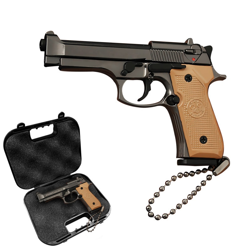 Beretta 92F Keychain Gun-Black Brown