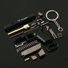 Handmade TTI G34 Shell-Ejecting Mini Gun Keychain-Black