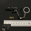 Handmade TTI G34 Shell-Ejecting Mini Gun Keychain-Black