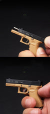 Glock G17 Model Keychain｜Detachable 1:3 Scale-Sandy color